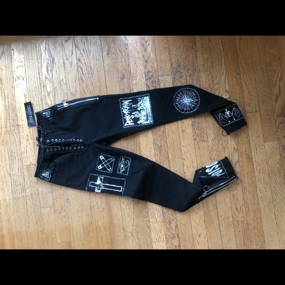 Size Sm. - Dolls Kill High Rise Skinny Jeans